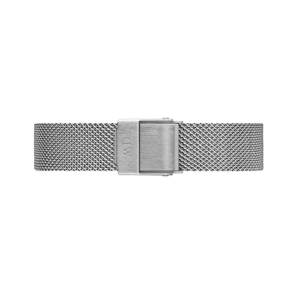 【Daniel Wellington】DW 錶帶 Petite Sterling 12/14mm星鑽銀米蘭金屬錶帶(DW00200140)