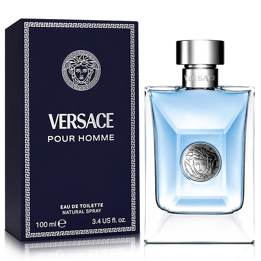 【VERSACE 凡賽斯】經典男性淡香水100ml(專櫃公司貨)