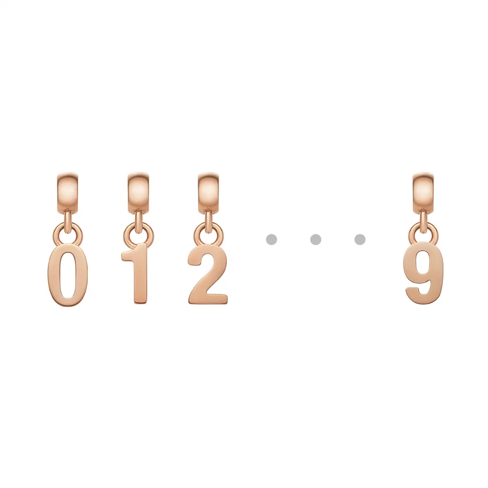 【Daniel Wellington】DW 串飾 Charms 密語系列幸運數字吊墜-兩色任選(DW00400438)