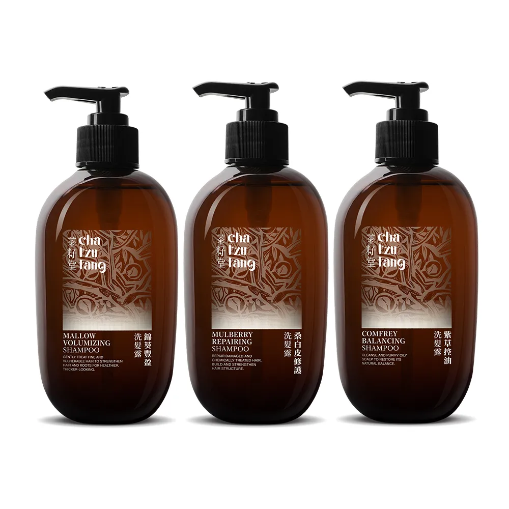 【茶籽堂】草本植萃養護洗髮露500mL｜三款調理任選(錦葵豐盈/桑白皮修護/紫草控油)