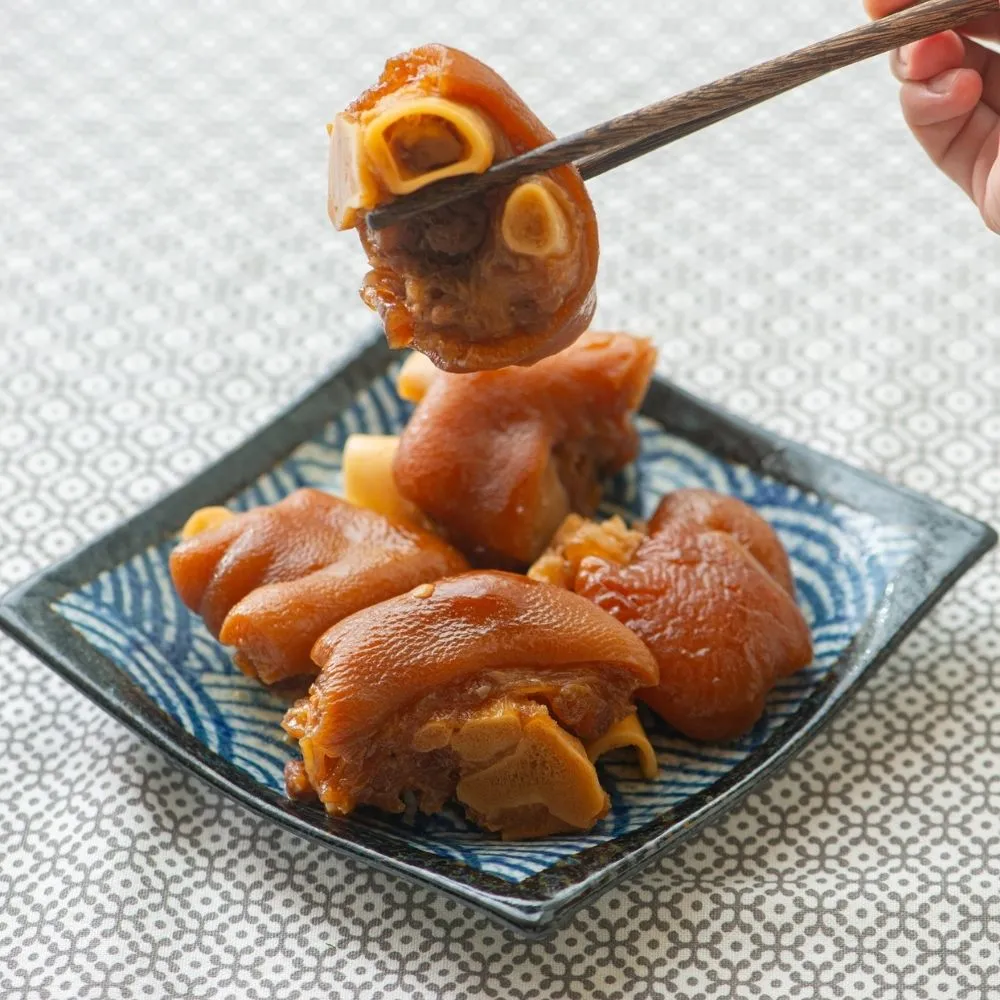 老滷豬蹄600g 2入組 即食料理 料理包 冷凍調理包 冷凍食品(滷豬蹄 滷豬腳 滷蹄膀)