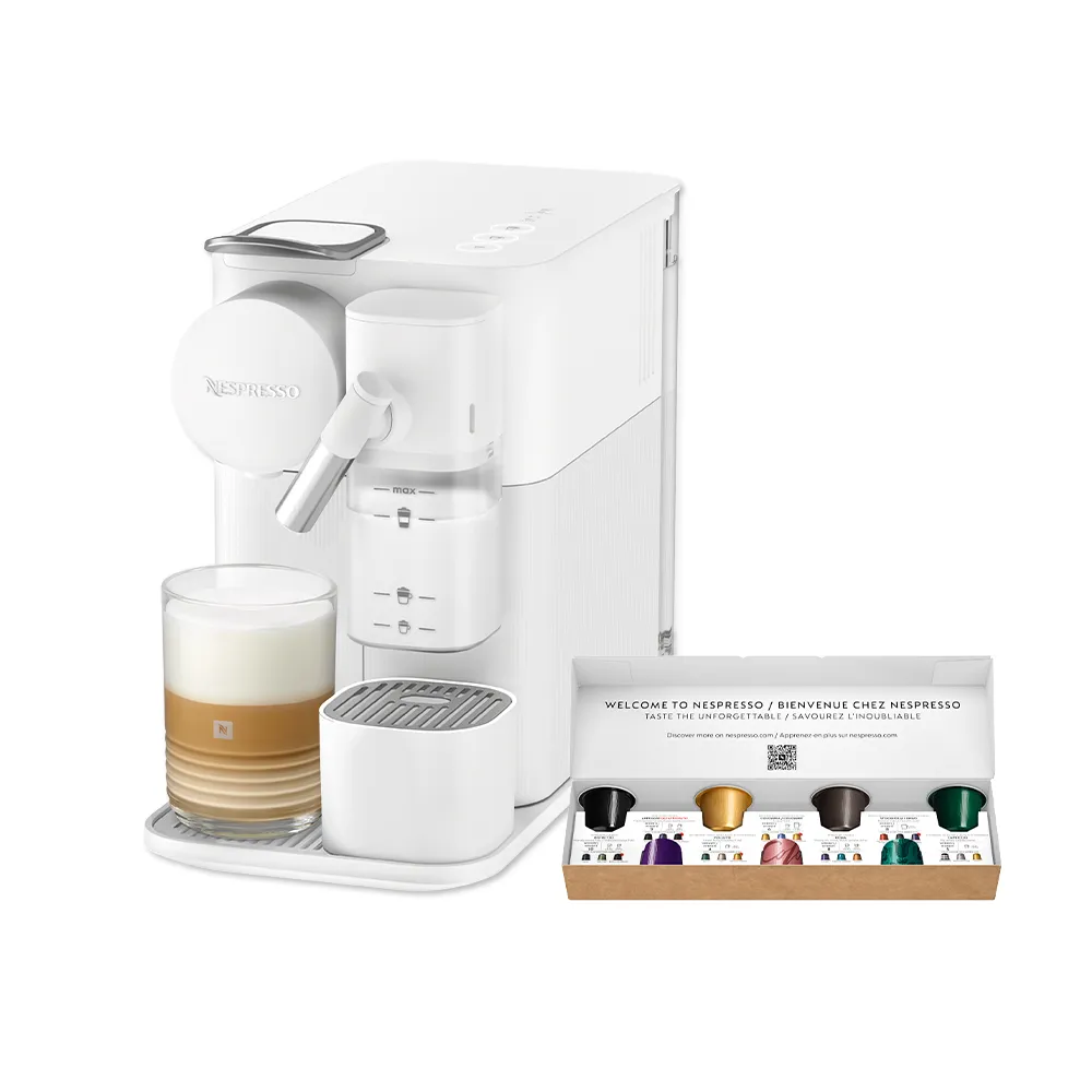 【Nespresso】膠囊咖啡機 Lattissima One_瓷白色 送禮 入厝 奶泡機 全自動咖啡機(瑞士頂級咖啡品牌)