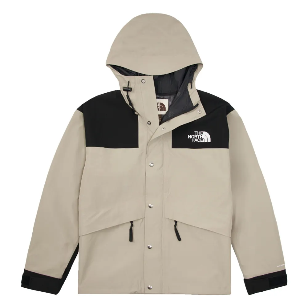 【The North Face 官方旗艦】經典ICON-北面男款灰色FUTURELIGHT防水透氣衝鋒衣｜8AKJ5IF