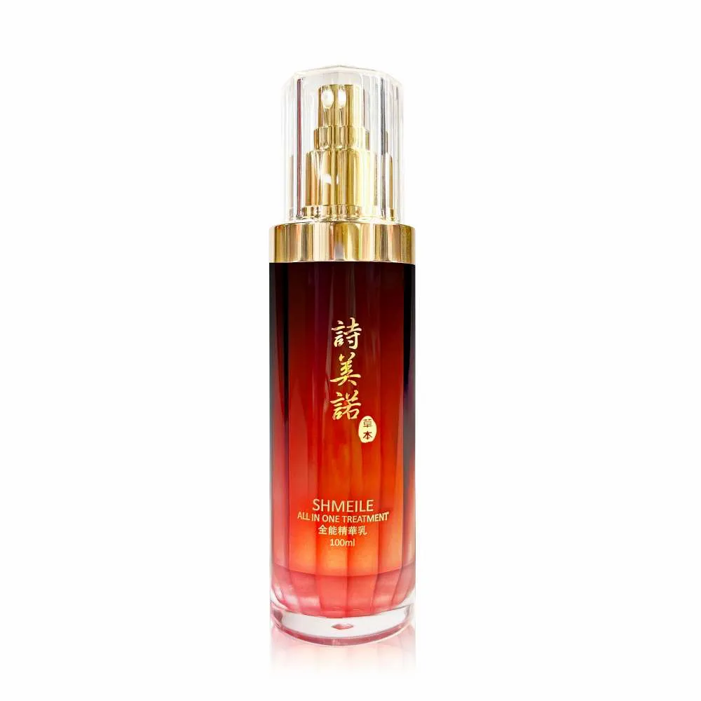 【詩美諾】全新升級人蔘靈芝全能精華乳100ml 摩達客推薦 臉部保養首選 台灣精品