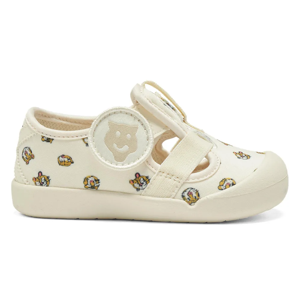 【Onitsuka Tiger】鬼塚虎 KIDS 米底滿版老虎印花 MEXICO 66 SANDAL 小童鞋 休閒鞋 (1184A216-100)