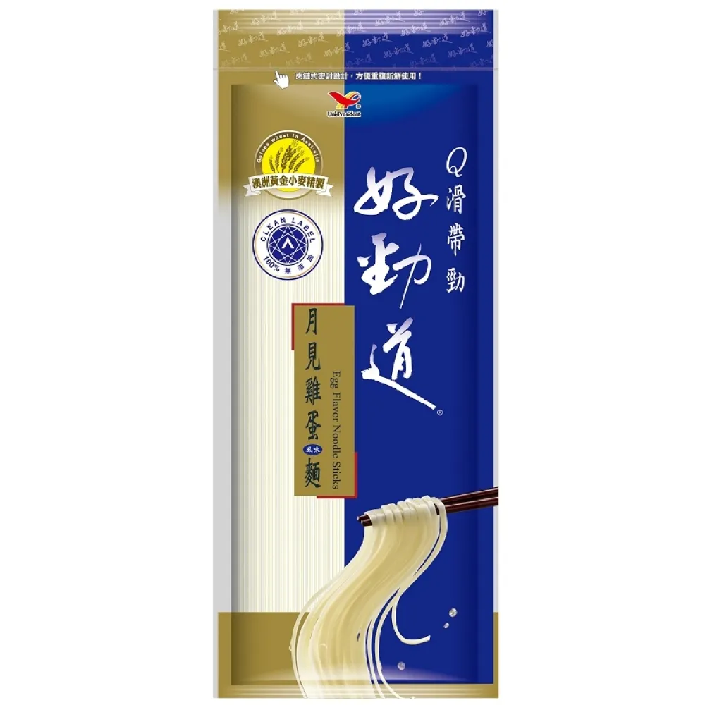 【好勁道】好勁道月見雞蛋麵300gx12入/箱