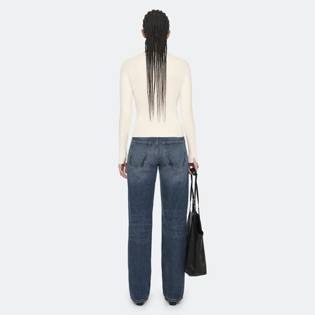 【ALLSAINTS】CRUZ 羅紋修身針織外套-粉白 W082KF