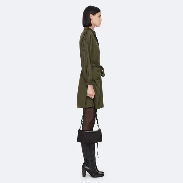 【ALLSAINTS】NOORA 絲質綁帶短洋裝 W230DF