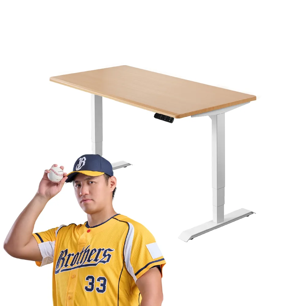 【FUNTE】Prime 4 旗艦款電動升降桌/三節式+ 180x80cm 四方桌板 八色可選(辦公桌 電腦桌 工作桌)