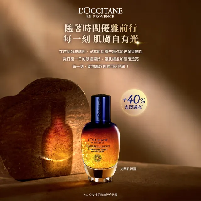 【L’Occitane 歐舒丹】官方直營 光萃肌活露50ml(星光瓶/精華/前導/保濕)