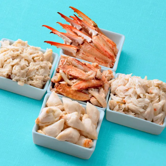 【Phillips】極品圓心肩肉 454g+蟹腳肉 454g(藍泳蟹 新鮮 開罐料理)