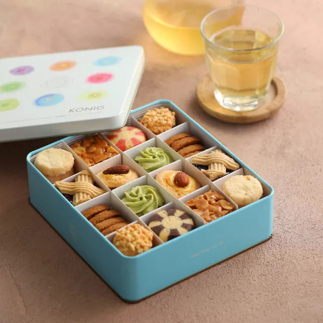 【金格食品】香榭午茶綜合小餅禮盒(伴手禮/餅乾禮盒)