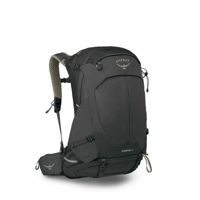 【Osprey】雙11 Stratos 34 男款 透氣網背登山背包 10007530涅槃藍/10007532渡鴉黑