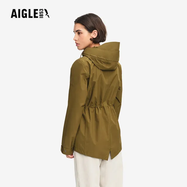 【AIGLE】女 GORE-TEX 防水透氣外套|AG-FBL24A071 橄欖綠(女外套 防水透氣外套 防風外套 Goretex)