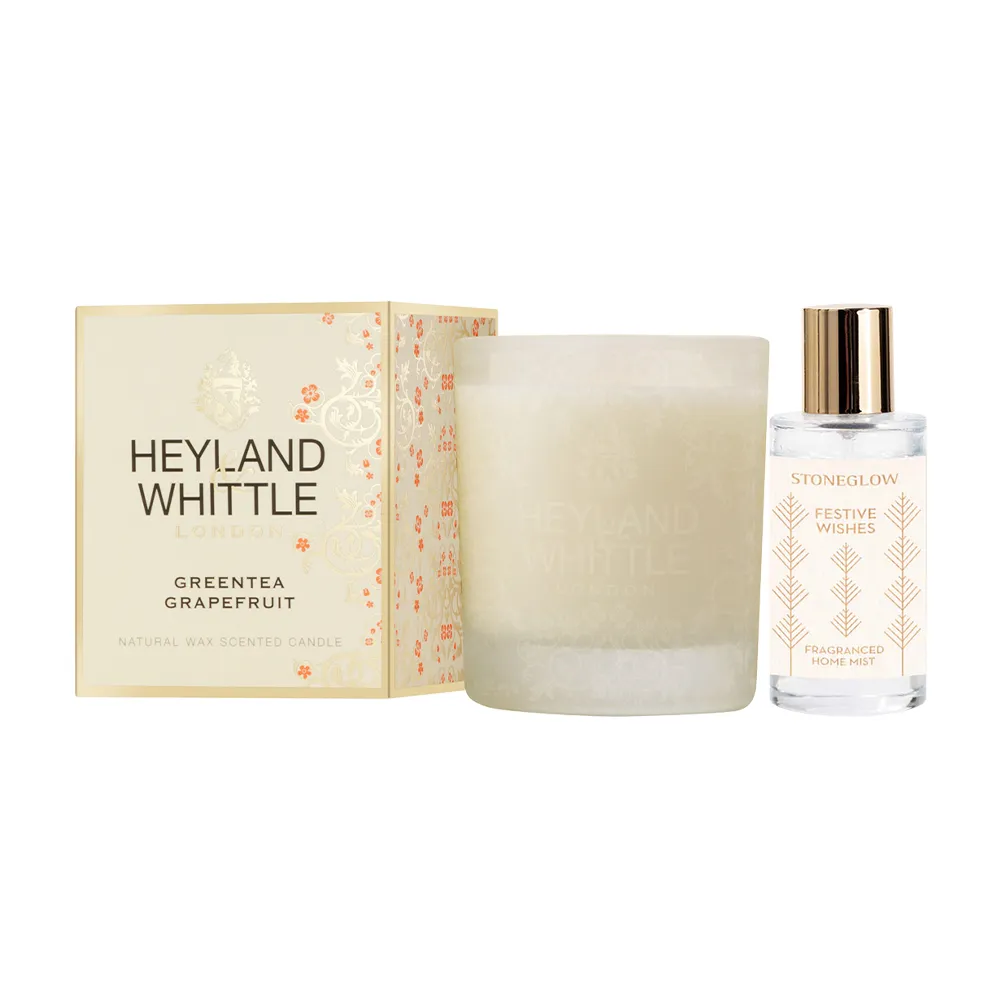 【H&W 英倫薇朵】精選香氛燭買就送香氛噴霧50mL(多款任選)