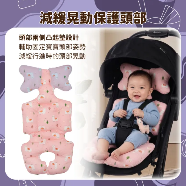 【OhBabyLuxury】韓版透氣推車坐墊(推車配件/推車坐墊/提籃/嬰兒車/推車透氣墊/厚款坐墊)