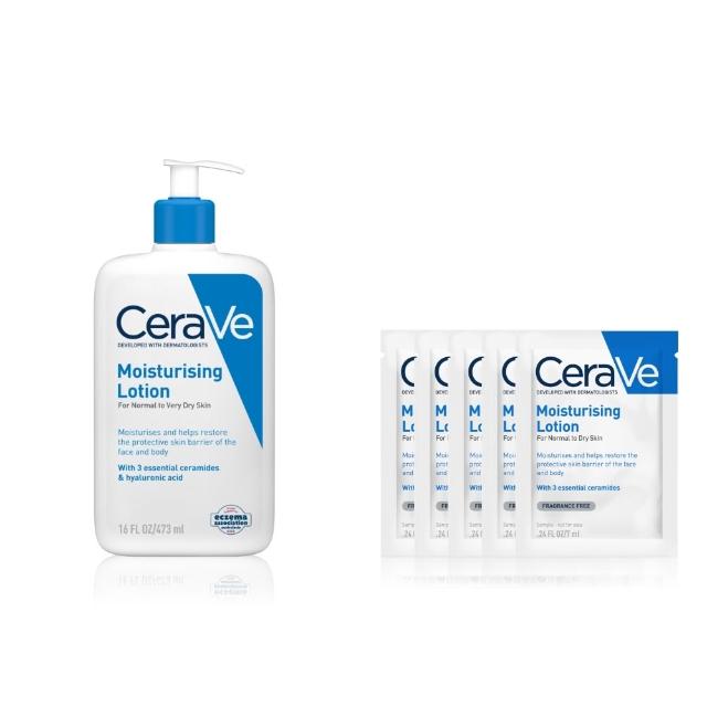 【CeraVe 適樂膚】momo限定組★長效清爽保濕乳 473ml_E(臉部身體乳液/許光漢愛用)