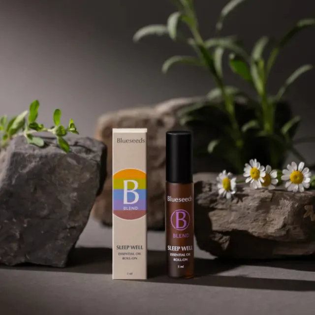 【Blueseeds】輕芳療 舒眠複方滾珠精油5ml(薰衣草 洋甘菊)｜芙彤園