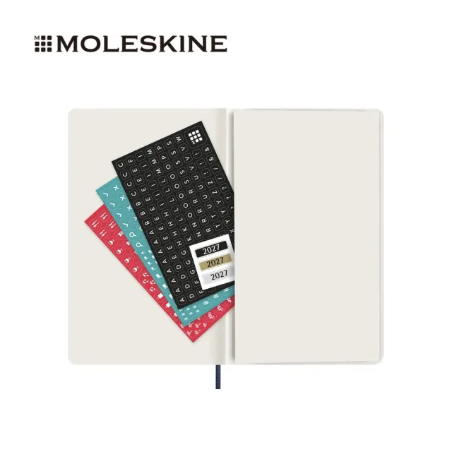 【MOLESKINE】2027 12個月週記軟皮手帳 - L型/寶藍