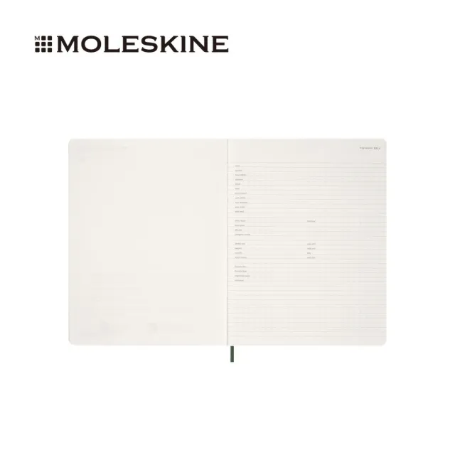 【MOLESKINE】2027 Essential 15個月週記軟皮手帳-XXL/綠