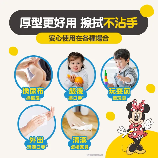 【HUGGIES 好奇】純水濕巾迪士尼厚型20抽X60包/箱(迪士尼限定版)
