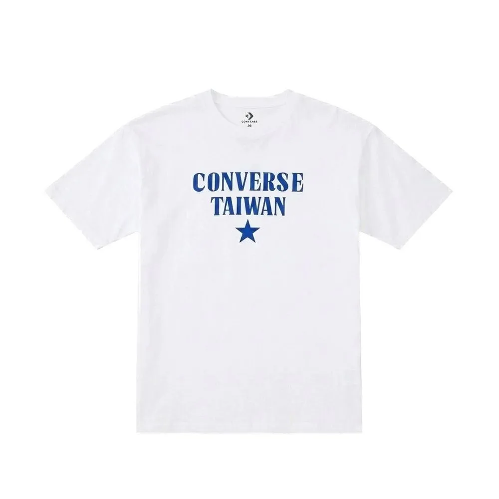 【CONVERSE】短袖上衣 男 女 中性 TW CITY TEE 白 UCJ766-001