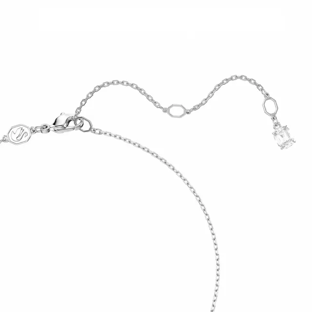 【SWAROVSKI 施華洛世奇】官方直營 Ariana Grande x Swarovski 鏈墜 心形 愛心 鍍白金色 | 5720852