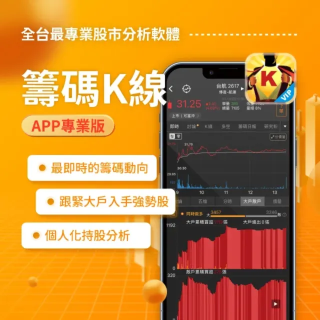 籌碼K線APP VIP月卡