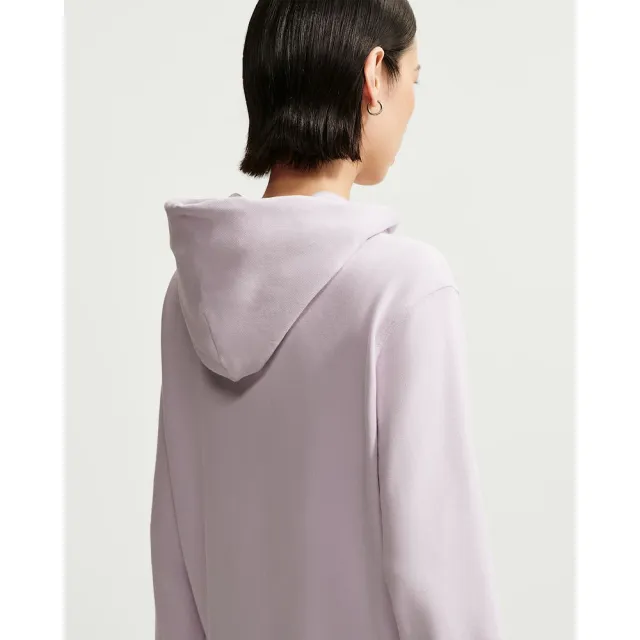 【NIKE 耐吉】連帽外套 女 AS W NK STDO FLC LW STD FZ HDY 運動 休閒 舒適 夾克 粉 (IM8115583)