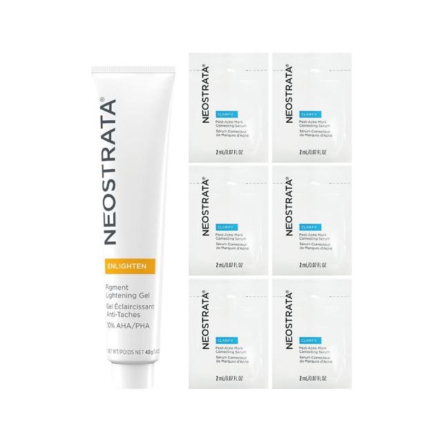 【NeoStrata 妮傲絲翠】即期-果酸美白凝膠40g(贈:四重擊黑精華2mlX6)
