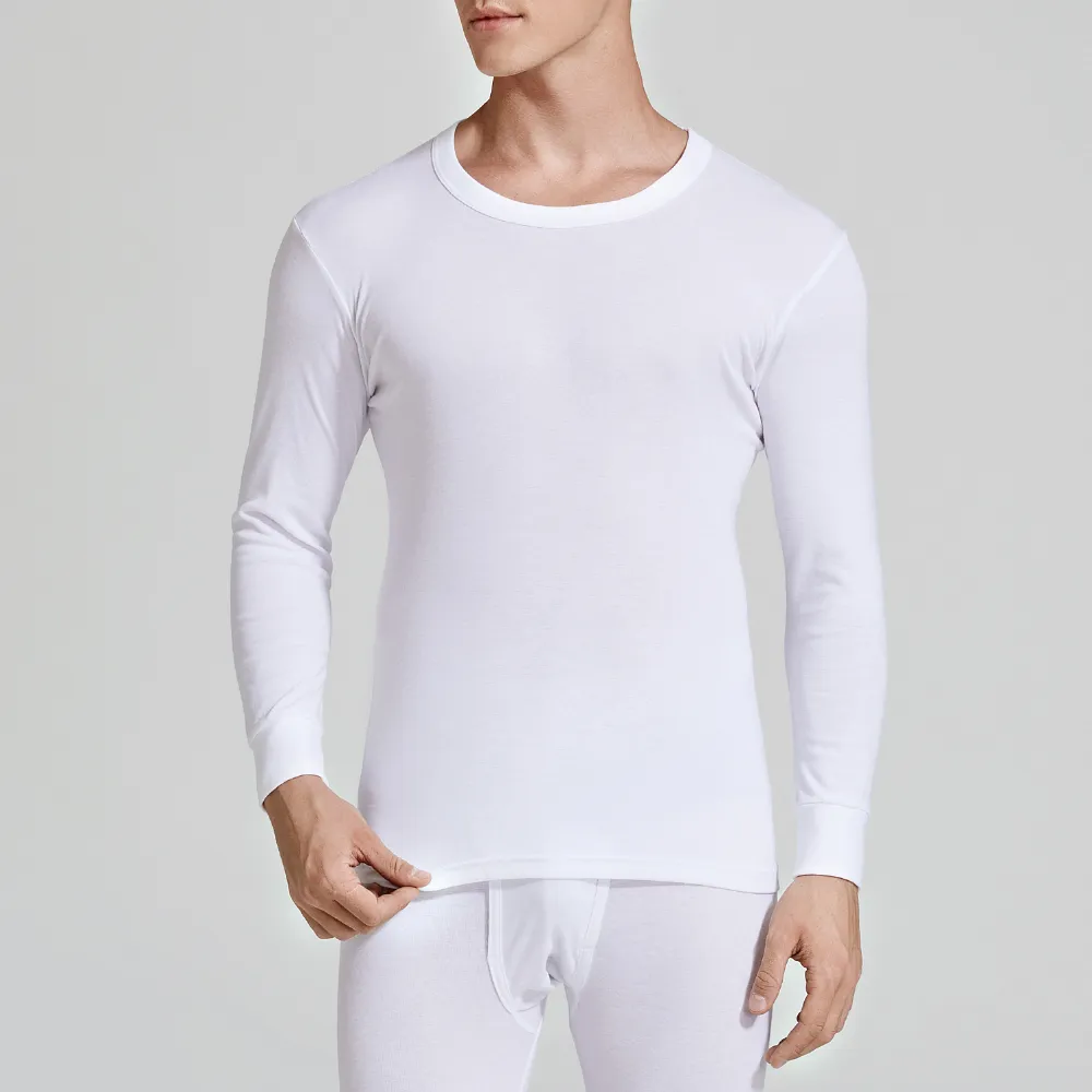 【Pincers 品麝士】男棉質圓領衛生衣 保暖衣 發熱(3入組 /M-XL)