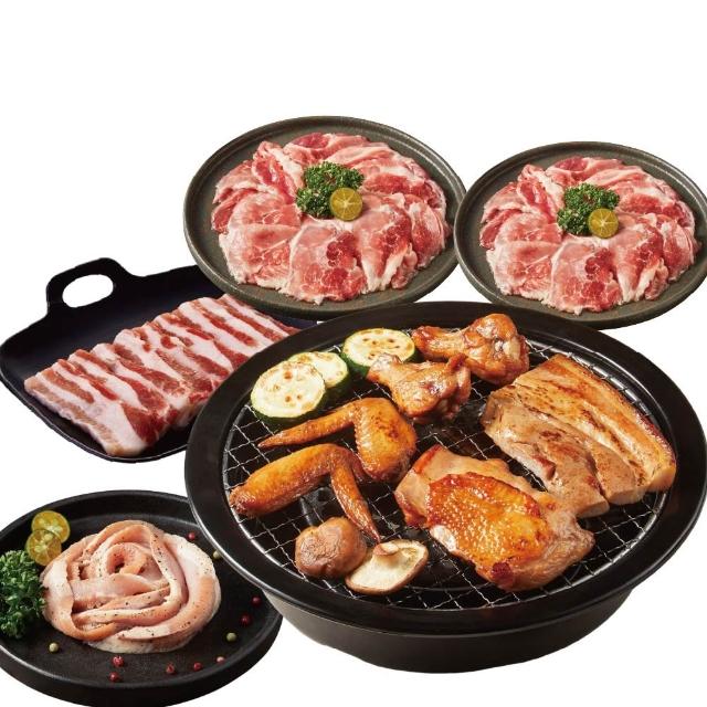【大成】百威Ｘ大成聯名｜微醺燒烤9+1件｜2.7KG 5-7人份(中秋烤肉 燒烤 百威聯名)
