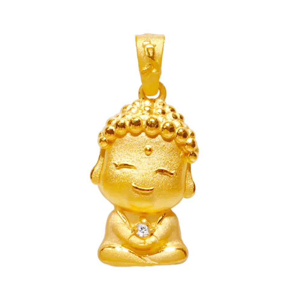 【元大珠寶】黃金墜9999黃金墜眾神保佑阿彌陀佛(0.74錢正負5厘)