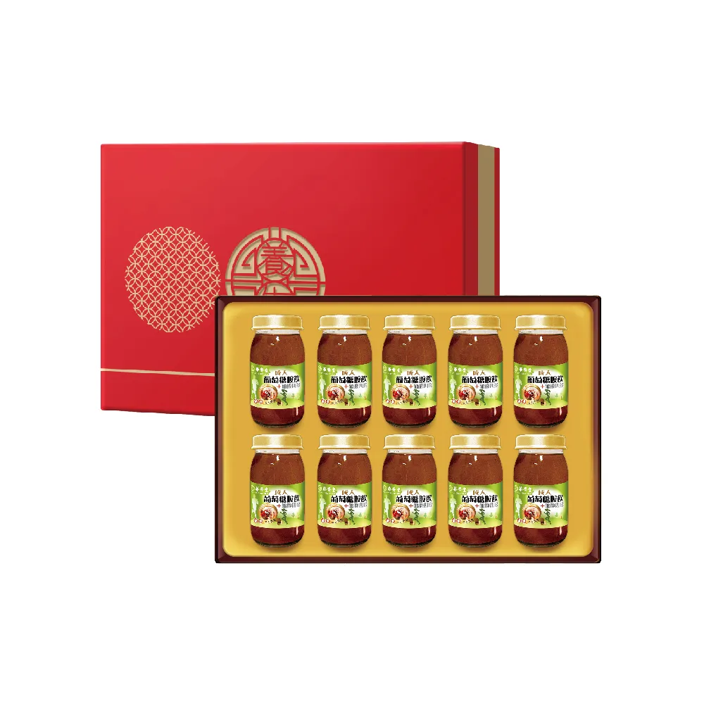 【華齊堂】即期品 成人葡萄糖胺飲+龜鹿四珍禮盒2盒