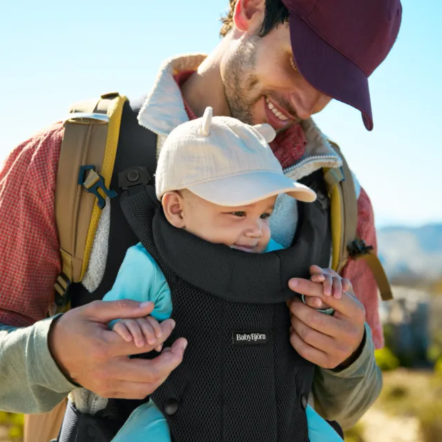 【BABYBJORN 奇哥】Carrier Hold初生嬰兒揹帶/多功能揹帶/抱嬰袋/揹巾-親膚柔軟(2色選擇)