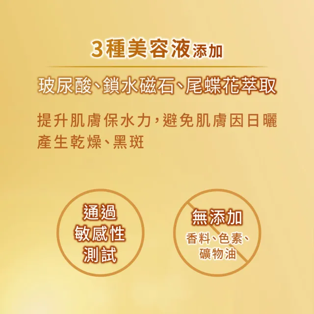 【曼秀雷敦】水潤肌超保濕極效防禦防曬露100g 3入(水感清透不黏膩 耐水耐汗 防UVA UVB)