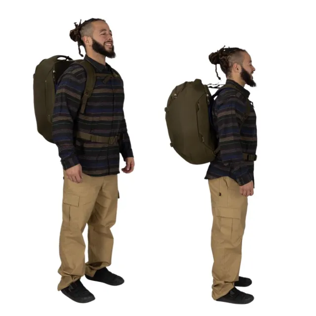 【Osprey】雙11 ☆26新改款☆Sojourn Porter 46L 多功能旅行背包 Moss Green | 背包旅行 登機包