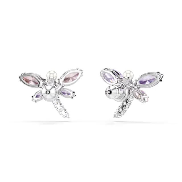 【SWAROVSKI 施華洛世奇】官方直營 Ariana Grande x Swarovski 蜻蜓耳釘 漸層色 | 5737371 新品
