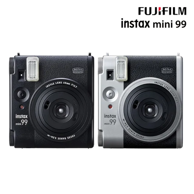 【FUJIFILM 富士軟片】instax mini 99 拍立得相機 原廠公司貨(送底片透明保護套20入)