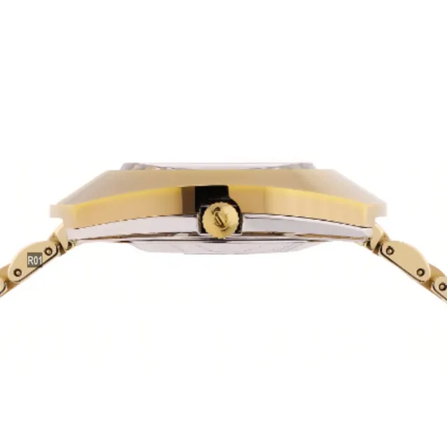 【Rado 雷達表】獨賣真鑽款 Original DiaStar 鑽星創始型機械腕錶35㎜-金色15鑽 R01(R12413703)