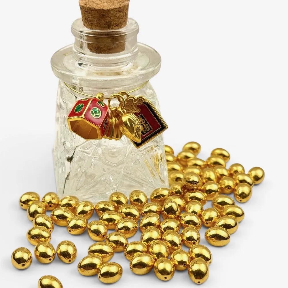 (NAURUM)黃金金豆黃金金蛋0.05錢3入組附贈精美收納瓶