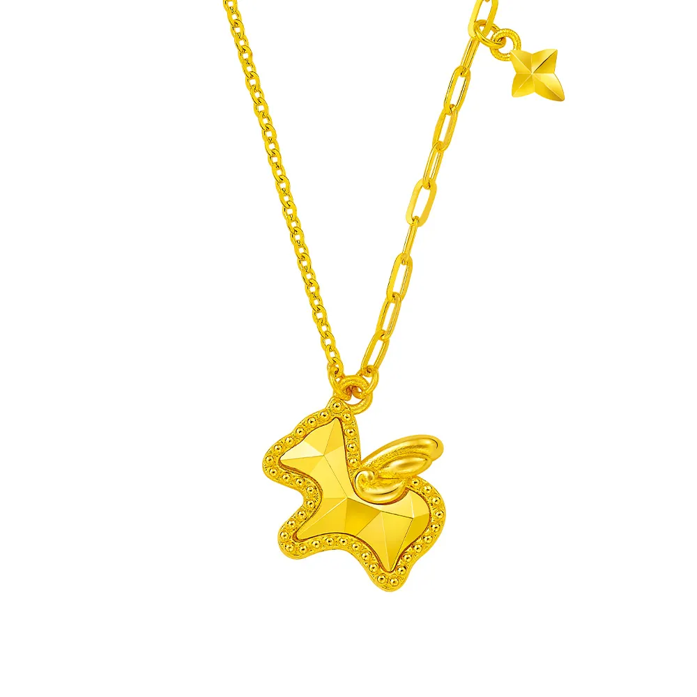 【Just Gold 鎮金店】許願小馬 黃金項鍊