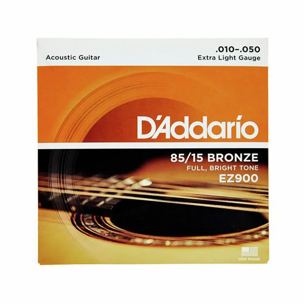 【D’Addario】EZ900 民謠吉他套弦 10-50(原廠公司貨 商品保固有保障)
