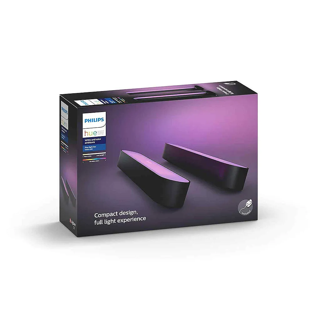 【Philips 飛利浦】Hue 智慧照明 全彩情境 Hue Play燈條雙入組(PH010)