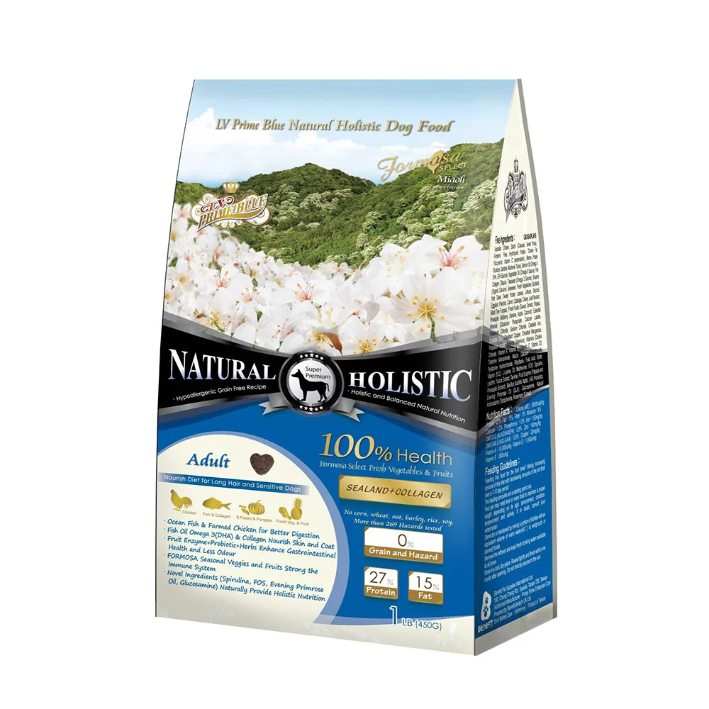 【藍帶】無穀濃縮 2包超值組 成犬 450g 海陸+膠原蔬果(成犬 狗飼料 無穀飼料 寵物飼料)