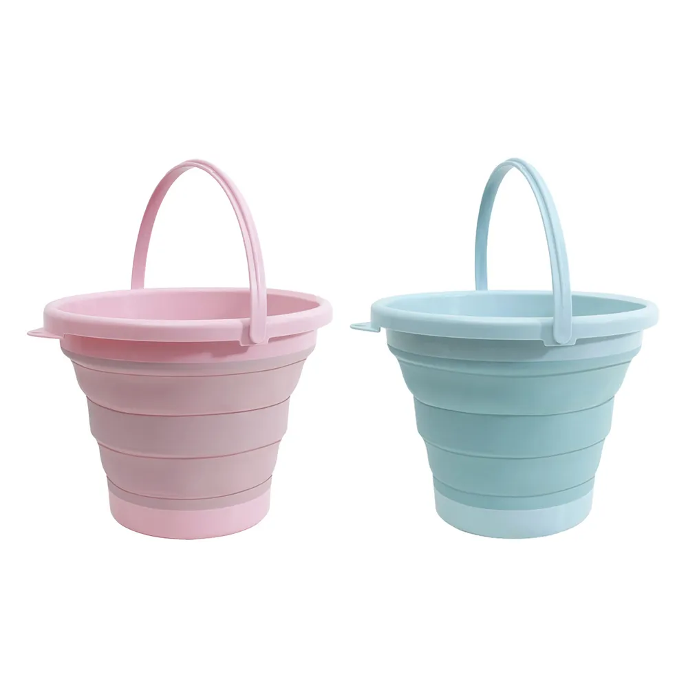 【莫菲思】5L萬用可手提摺疊水桶