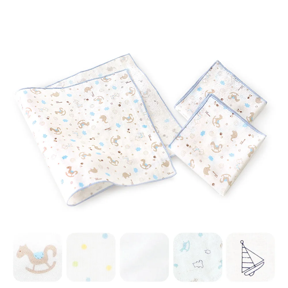 【ding baby】純棉紗布澡巾-3入/台灣製嬰兒寶寶用品浴巾洗臉巾(多款)