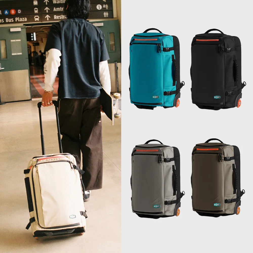【BAGSMART】旅人Ultra兩用雙肩拉桿包43L(大容量 防潑水 登機 後背包 旅行袋)