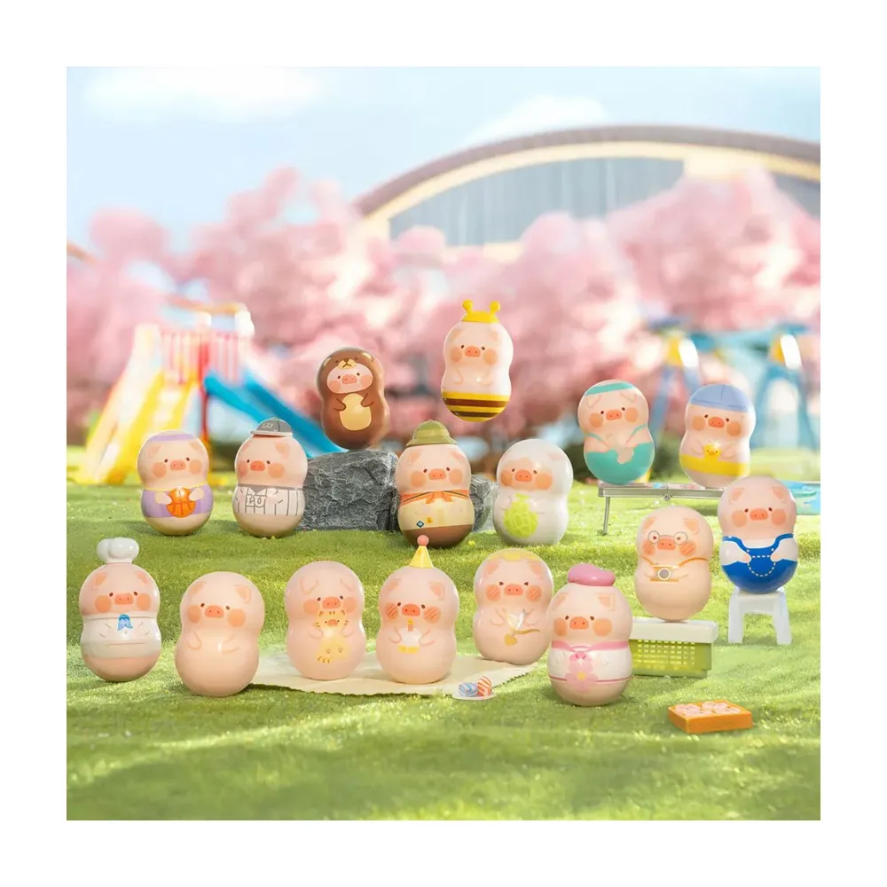 【TOYZEROPLUS】罐頭豬LuLu-經典系列 - 百變LuLu豬不倒翁盲盒-四入隨機款