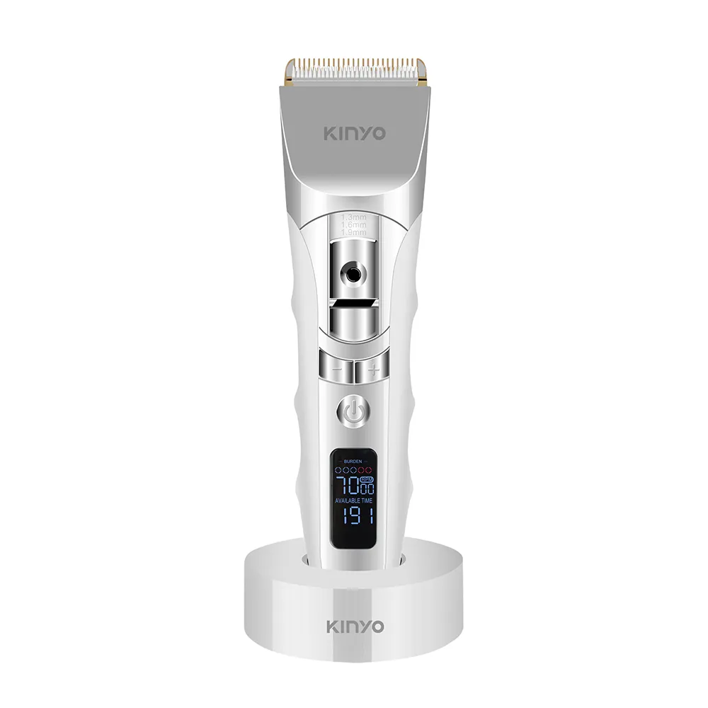 【KINYO】充插兩用陶瓷高續航電剪 理髮器 電動理髮器(福利品)